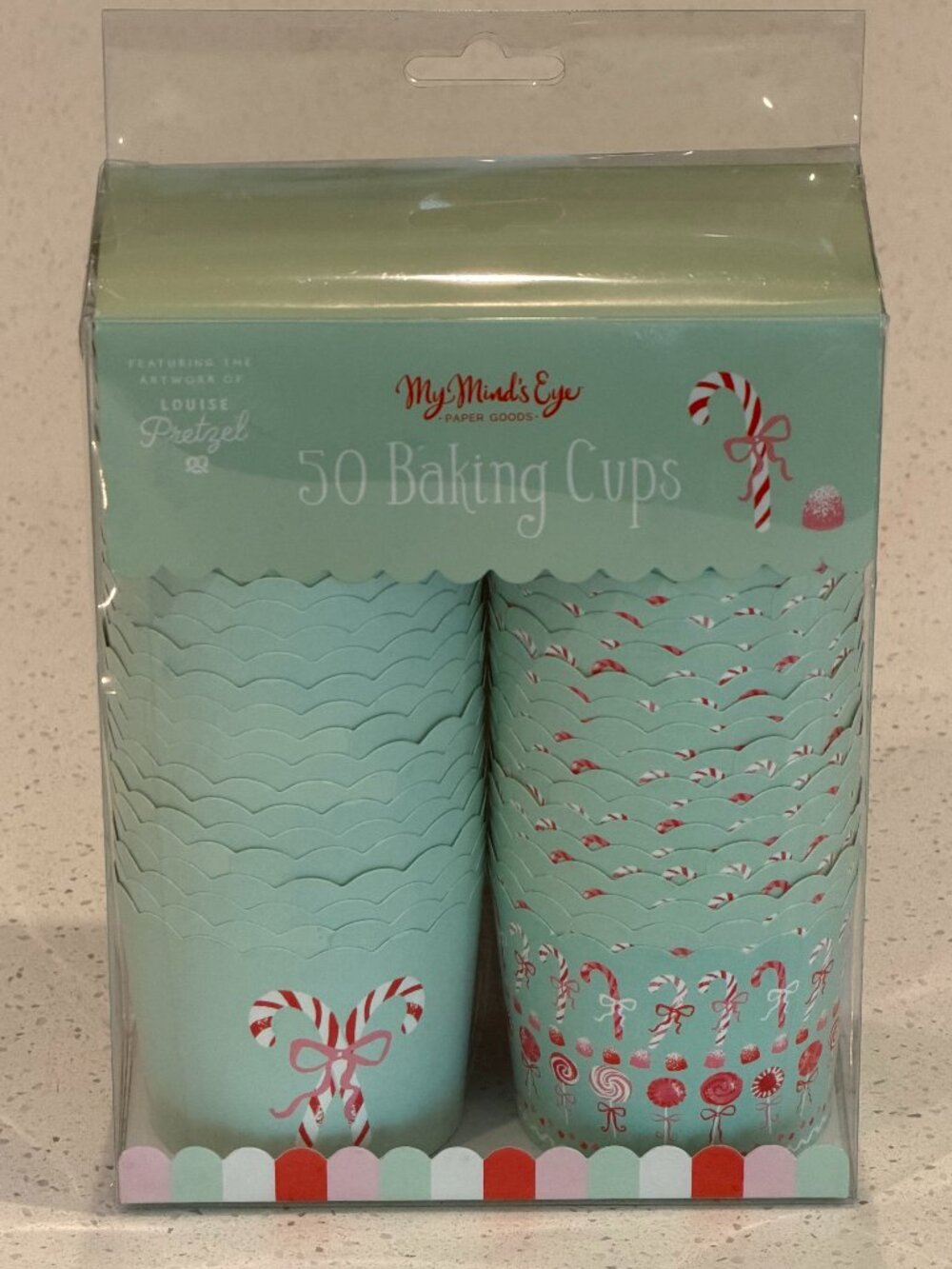 My Mind's Eye Baking Cups Candy Canes Lollipops & Gumdrops